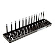 22208 1/4 in. Drive Socket Tray - Metric - Black