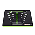 23988 12 Piece RingStop Reversible Ratcheting Wrench Set (Metric)