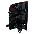 Passenger Side Tail Light, with Bulb, Halogen, Clear and Red Lens, SL/SLE/SLT/WT Models, New Body Style