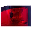 2008 GMC Sierra 3500 HD SLE - Driver Side Halogen Tail Light, With bulb(s), For Models With Single Rear Wheels, OE Replacement