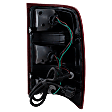 2008 GMC Sierra 3500 HD SLE - Driver Side Halogen Tail Light, With bulb(s), For Models With Single Rear Wheels, OE Replacement