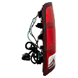 2008 GMC Sierra 3500 HD SLE - Driver Side Halogen Tail Light, With bulb(s), For Models With Single Rear Wheels, OE Replacement