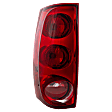 Driver Side Tail Light, with Bulb, Halogen, Red Lens, SLE/SLT Models