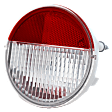 Driver or Passenger Side Tail Light, without Bulb, Halogen, Clear Lens