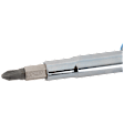GAP0000019 Screwdriver -  11-in-1 Multi Bit, Blue with Tan Lasered Black Grip
