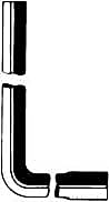 18079 Heater Hose - Black, Rubber, Direct Fit, Sold Individually