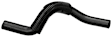 18517 Heater Hose - Plastic and Rubber, Direct Fit, Sold Individually