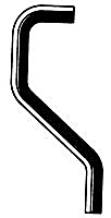 18789 Heater Hose - Black, Rubber, Direct Fit, Sold individually
