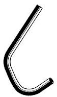 18883 Heater Hose - Black, EPDM Rubber, Direct Fit, Sold Individually