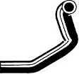 19061 Heater Hose - Natural, Rubber, Direct Fit, Sold Individually