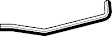 19168 Heater Hose - Natural, Rubber, Direct Fit, Sold individually