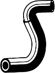 1994 Cadillac Fleetwood - Heater Hose, Tee To Tank