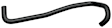 19876 Heater Hose - EPDM Rubber, Direct Fit, Sold Individually