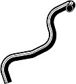 1975 Buick Regal - Radiator Hose Upper, 6 Cyl 3.8L