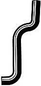 1976 BMW 3.0Si - Radiator Hose Upper, 6 Cyl 3.0L