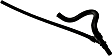 22554 Heater Hose - Black, Rubber, Direct Fit, Sold Individually