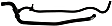 23808 Gates OE Replacement Heater Hose - Plastic and Rubber, Direct Fit, Sold Individually