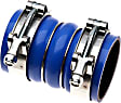 26264 Direct Fit Intercooler Hose - Silicone, Blue, Sold Individually, Gates OE Replacement