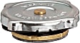 31349 Gates OE Replacement Radiator Cap - Round, 10 psi, Chrome, Steel, Sold Individually