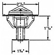 33878 Gates OE Replacement Thermostat