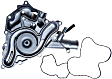 43559 Water Pump, 5.7L, 8Cyl, OE Replacement Series