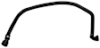 51618 Heater Hose - EPDM, Plastic, and Steel, Direct Fit, Sold Individually