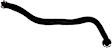 2010 BMW 550i GT xDrive - Breather Hose, GAS, Connector To Intake Manifold (Right Side)