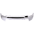 2021 Chevrolet Silverado 2500 HD WT - Front Bumper,  For Models Without Parking Aid Sensor, Chrome, Extended Cab Pickup