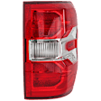 2024 Ford Maverick - Passenger Side LED Tail Light, With bulb(s), For Models Without Black Appearance Package, Clear & Red Lens, CAPA Certified