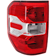 Driver Side Halogen Tail Light, With bulb(s), OE Replacement, CAPA Certified