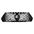 Grille Painted Black Shell and Insert CAPA Certified