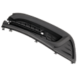 Front, Driver Side Fog Light Cover, Textured Black, Sedan, Except Hybrid, For Models Without Fog Lights, CAPA CERTIFIED