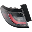 Driver Side, Outer LED Tail Light, With bulb(s), OE Replacement, CAPA Certified