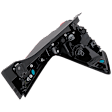 Passenger Side, Outer LED Tail Light, with Bulb, Mounts on Body, CAPA CERTIFIED