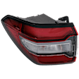 Driver Side, Outer LED Tail Light, With bulb(s), Inner - Clear Lens, Outer - Red Lens