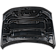 Factory Style Aluminum Hood Black