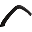 Front, Driver Side, Rear Section Fender Flares, Textured Black