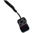 Driver Side Hood Mirror, Manual Adjust, Non-Heated, Non-Folding, Chrome, Round