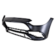 Front Primed Bumper Cover, Sedan, For Models With AMG Body Styling Package, Without Parking Aid Sensor