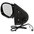 Driver Side Mirror, Power, Power Folding, Heated, Paintable, In-glass Signal Light, With memory, With Puddle Light, No Auto-Dimming, No Blind Spot Feature, Chrome Cap