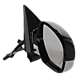 Passenger Side Mirror, Power Adjust, Power Folding, Heated, Paintable, In-glass Signal Light, With memory, With Puddle Light, No Auto-Dimming, No Blind Spot Feature, Chrome Cap