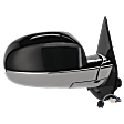 Passenger Side Mirror, Power Adjust, Power Folding, Heated, Paintable, In-glass Signal Light, With memory, With Puddle Light, No Auto-Dimming, No Blind Spot Feature, Chrome Cap