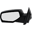 2014-2018 Chevrolet Silverado 1500 - Driver Side Mirror, Manual Adjust, Non-Heated, Manual Folding, Textured Black, No Signal Light, Without Memory Recall, No Puddle Light, No Auto-Dimming, No Blind Spot Feature