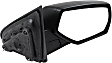 2014-2018 Chevrolet Silverado 1500 - Passenger Side Mirror, Manual Adjust, Non-Heated, Manual Folding, Textured Black, No Signal Light, Without Memory Recall, No Puddle Light, No Auto-Dimming, No Blind Spot Feature