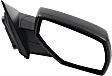 2014-2018 Chevrolet Silverado 1500 - Passenger Side Mirror, Manual Adjust, Non-Heated, Manual Folding, Textured Black, No Signal Light, Without Memory Recall, No Puddle Light, No Auto-Dimming, No Blind Spot Feature
