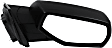 2014-2018 Chevrolet Silverado 1500 - Passenger Side Mirror, Manual Adjust, Non-Heated, Manual Folding, Textured Black, No Signal Light, Without Memory Recall, No Puddle Light, No Auto-Dimming, No Blind Spot Feature