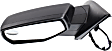 2014-2018 Chevrolet Silverado 1500 - Driver Side Mirror, Power Adjust, Heated, Manual Folding, Textured Black, No Signal Light, No Memory, No Puddle Light, No Auto-Dimming, With Blind Spot Glass