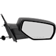 Passenger Side Mirror, Power Adjust, Heated, Manual Folding, Textured Black, No Signal Light, No Memory, No Puddle Light, No Auto-Dim, No Blind Spot Feature