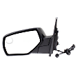 Driver Side Mirror, Power Adjust, Heated, Manual Folding, Paintable, No Signal Light, No Memory, No Puddle Light, No Auto-Dimming, With Blind Spot Glass