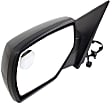 Driver Side Mirror, Power Adjust, Heated, Manual Folding, Paintable, No Signal Light, No Memory, No Puddle Light, No Auto-Dimming, With Blind Spot Glass